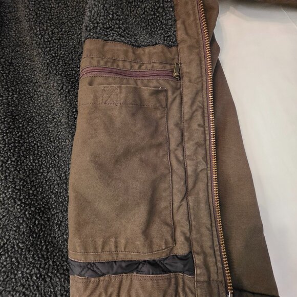 Dri-Duck Endeavor Heavy Canvas with Sherpa Lined Inside Men's Jacket - Picture 3 of 8